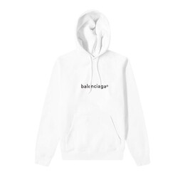Balenciaga: Белая толстовка  New Copyright