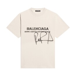 Balenciaga: Белая футболка  RuPaul