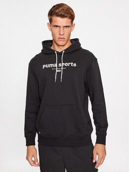 PUMA: Чёрная толстовка 