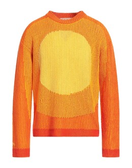 Marni: Оранжевый свитер 