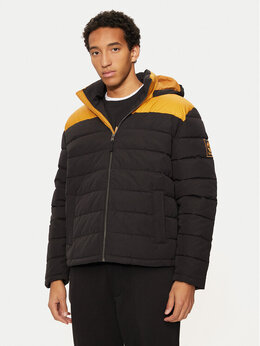 Timberland: Чёрный пуховик 