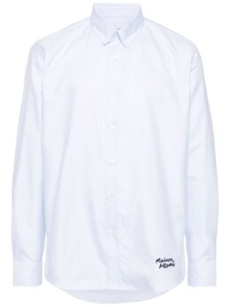 Maison Kitsuné: Синяя рубашка 