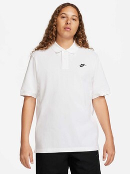 Nike: Белая футболка  Club