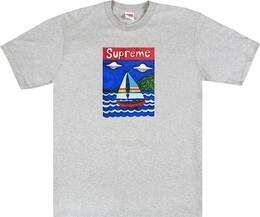 Supreme: Серая футболка  Sailboat