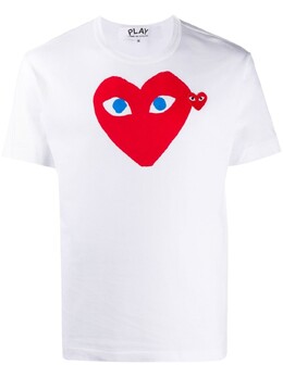 Comme Des Garçons Play: Футболка с принтом 
