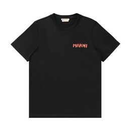 Marni: Чёрная футболка 