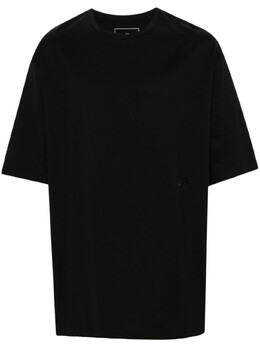 Y-3: Чёрная футболка 
