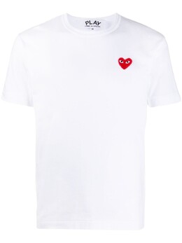 Comme Des Garçons Play: Белая футболка 