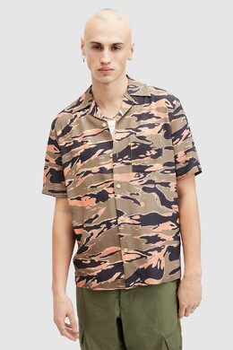 AllSaints: Рубашка с принтом 