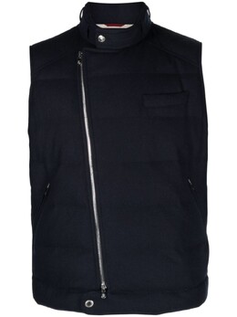Brunello Cucinelli: Синий жилет 