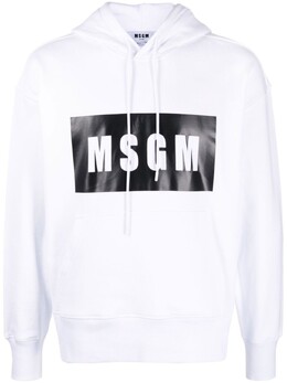 MSGM: Белая толстовка 