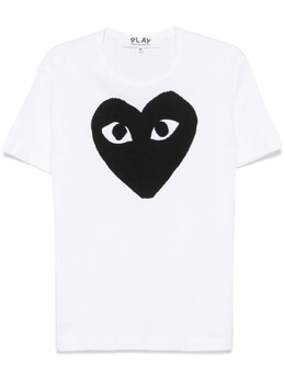 Comme Des Garçons Play: Футболка с принтом 