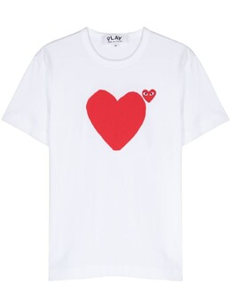 Comme Des Garçons Play: Футболка с принтом 
