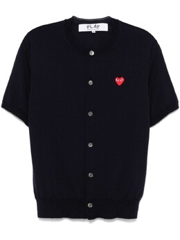 Comme Des Garçons Play: Синий кардиган 