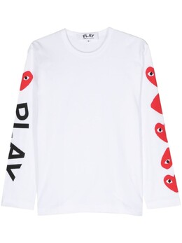 Comme Des Garçons Play: Футболка с принтом 