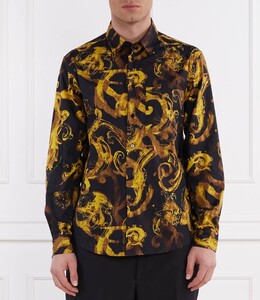 Versace Jeans Couture: Чёрная рубашка 