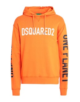 Dsquared2: Оранжевая толстовка 