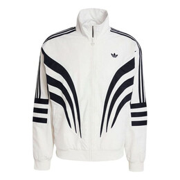 Adidas: Белая куртка 