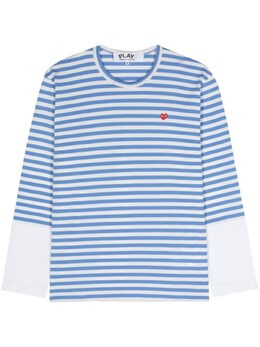 Comme Des Garçons Play: Футболка в полоску 