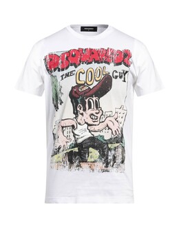 Dsquared2: Белая футболка 