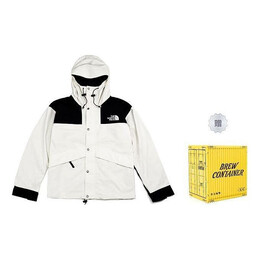 The North Face: Белая куртка  Logo