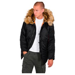 Alpha Industries: Чёрное пальто 