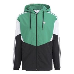Adidas: Зелёная куртка  Essentials