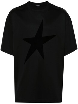 MUGLER: Чёрная футболка 