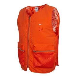 Nike: Оранжевый жилет 