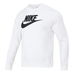 Nike: Белый свитер 