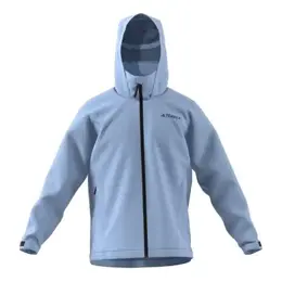 Adidas: Синяя куртка  Terrex