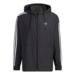 Adidas: Чёрная куртка  Essentials