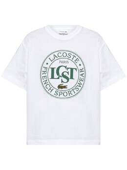 Lacoste: Белая футболка 