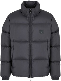 Emporio Armani: Чёрный пуховик 