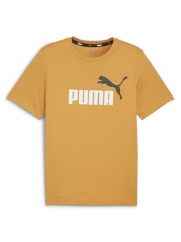 PUMA: Коричневая футболка  Ess