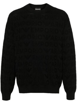 Emporio Armani: Жаккардовый свитер 