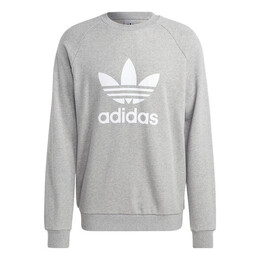 Adidas: Серая рубашка  Adicolor