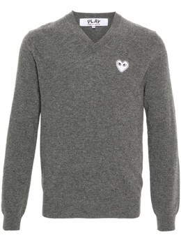 Comme des Garçons: Меланжевый свитер 