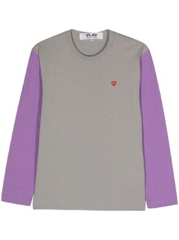 Comme des Garçons: Двухцветная футболка 