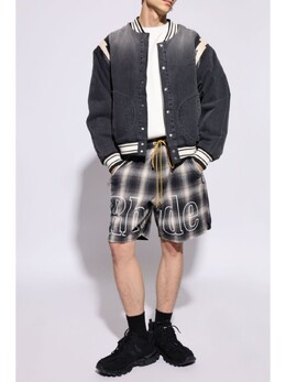Rhude: Шорты с принтом 