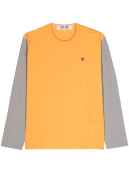 Comme des Garçons: Двухцветная футболка 