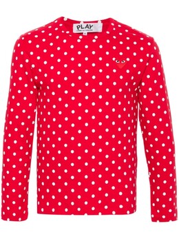 Comme des Garçons: Футболка в горошек 