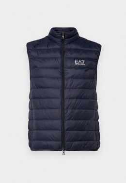 EA7 Emporio Armani: Тёмный жилет 