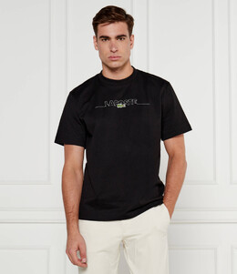 Lacoste: Чёрная футболка 