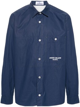 Stone Island: Куртка-рубашка 
