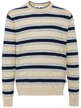 Maison Kitsuné: Свитер в полоску 