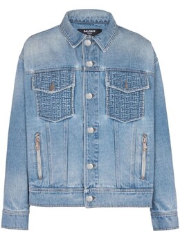 Balmain: Куртка с принтом 