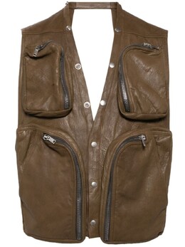 Rick Owens: Кожаный жилет 