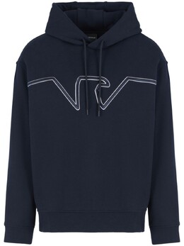 Emporio Armani: Синяя толстовка 