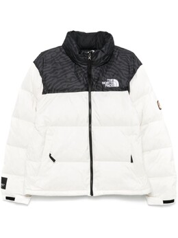 The North Face: Белый пуховик 